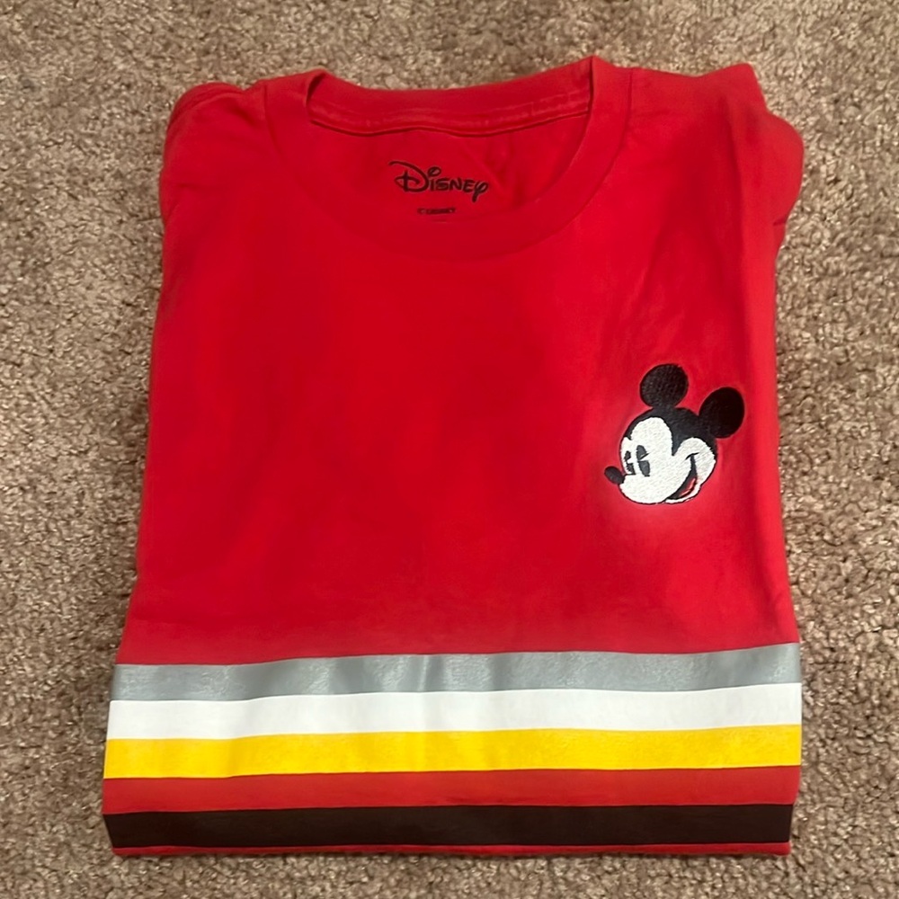Disney Men’s Red Mickey Mouse T-Shirt